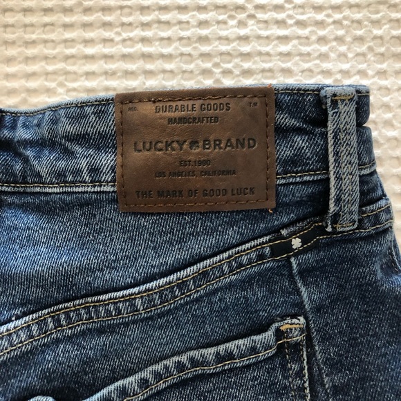 Lucky Brand Mid-High Waist Jean Shorts - Picture 3 of 4